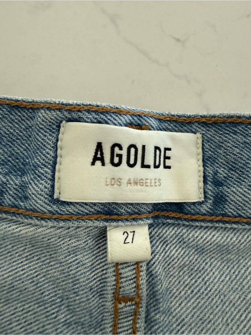 AGOLDE Dame high-rise denim shorts - Picture 4 of 5